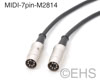 Mogami 2814 7 pin MIDI Cable: Select-A-Length, EHS-Built