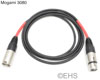 Mogami 3080- DMX 3 Pin Lighting Control Cable 2 Ft, EHS-Built