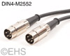 Mogami 2552 4 pin DIN Cable: IRS Beta Servo Cable: EHS-Built