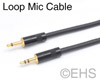 Stereo Line Cable for Portable Hearing Loops, EHS-Built