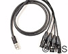 Mogami 2931 4 channel M16 12-pin Male to 4-XLRF snake, EHS-Built