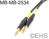 Mogami 2534 Quad Balanced line cable 1/4" TRS 5 Ft, EHS-Built