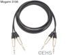Mogami 3106 - 2 Channel Balanced Line Cable 1/4" TRS 8 Ft, EHS-Built
