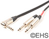 Mogami 2528 Insert Cable with Right Angle TRS, EHS-Built