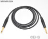 Mogami 2524 Top grade Unbalanced cable 1/4" TS 1 Ft, EHS-Built