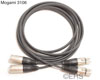 Mogami 3106 - 2 Channel Microphone Cable 3 Ft, EHS-Built
