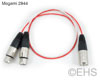 Mogami 2944 5 pin XLR-M to Dual XLR-F cable