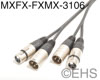 Mogami 3106 - 2 Channel Send-Return XLR Cable 15 Ft, EHS-Built