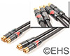 Mogami 2497 ProFi RCA cable, Pair: Select-A-Length, EHS-Built