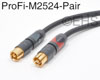 Mogami 2524 ProFi RCA cable, Pair: Select-A-Length, EHS-Built