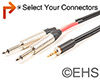 Mogami 2528 1/8" Locking Stereo Headphone Out to Selection, EHS-Built