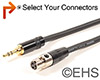Mogami 2552 TA3F to 3.5mm Shure output cable, WA461 compatible, EHS-Built