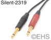 Mogami 2319 Silent Instrument cable 2 Ft, EHS-Built