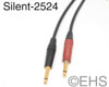 Mogami 2524 Top grade Silent Instrument cable 1 Ft, EHS-Built