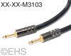 Mogami 3103 12 Gauge Speaker Cable 3 Ft, EHS-Built