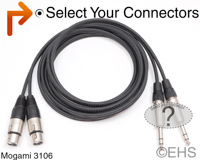 Mogami 3106 Dual XLR Female Balanced Specialty Cable, EHS-Built