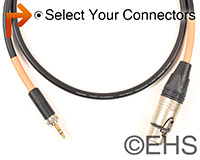 Mogami 2524 1/8" Locking Sennheiser Mic Wireless XLR Cable, CM1, EHS-Built