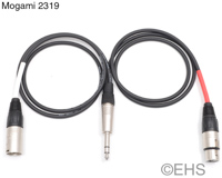 Mogami 2319 Insert Cable with XLRs, EHS-Built