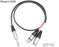 Mogami 2528 Insert Cable with XLRs, EHS-Built