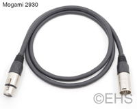 Mogami 2930 5 pin XLR-M to 5 pin XLR-F Dual Channel Snake, EHS-Built