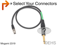 Mogami 2319 TA3F AKG Wireless Instrument Cable, EHS-Built