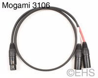 Stereo 4 Pin Balanced XLR Female to selection, Mogami 3106, EHS-Built