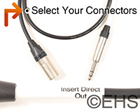 Mogami 2524 Top Grade Insert Direct Out Cable, EHS-Built