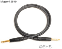 Mogami 2549 Top Grade Balanced Line Cable 1/4" TRS 18 Ft, EHS-Built