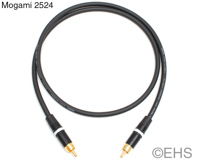Mogami 2524 Top Grade RCA cable 1 Ft, EHS-Built