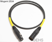 Mogami 2534 Quad Microphone cable 2 Ft, EHS-Built