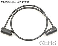 Mogami 2552 Low-Profile Mic Cable 1 Ft, EHS-Built