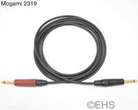 Mogami 2319 Silent Instrument cable 1 Ft, EHS-Built