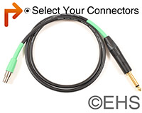 Mogami 2319 TA3F Samson Wireless Instrument Cable, EHS-Built
