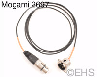 Mogami 2697 Panel Mount Balanced Thin Specialty Cable, EHS-Built