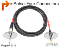 Mogami 2319 Standard Grade Unbalanced Specialty Cable, EHS-Built