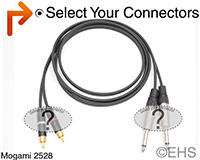 Mogami 2528 Dual Unbalanced Specialty Cable, EHS-Built