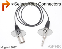 Mogami 2697 Miniature/Thin Balanced Specialty Cable, EHS-Built