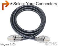 Mogami 3103 12 Gauge Speaker Cable 2 Ft, EHS-Built