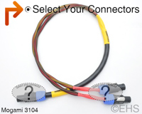 Mogami 3104 Dual 12 gauge Speaker cable 5 Ft, EHS-Built