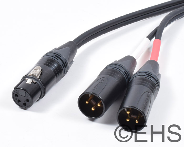 thumbnail image 2 of Enoaudio Mogami 2534 Y Audio Cable - Amphenol Gold 3.5mm Mini To Dual Rean RCA, Made In Germany 2 of 5