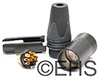 Neutrik NC10MXX-14-B Male XLR 10 Pin Black/Gold
