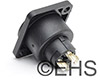 Neutrik NC3FPP Black Plastic XLR Female Plastic/Silver