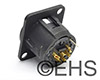 Neutrik NC6MD-L-B-1 Male XLR 6 Pin Panel Black/Gold