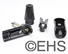 Neutrik NP2RX-BAG TS 1/4" Right Angle Black/Silver