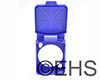 Neutrik SCDX-6-BLUE Panel Hindged Cover - Blue