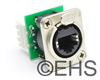 Neutrik NE8FDV-Y110 EtherCON Panel 110 Punchdown Nickel