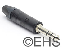 Neutrik NP3X-BAG TRS 1/4" Black/Silver