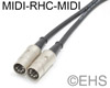 RapcoHorizon MIDI Cable 2 Ft, EHS-Built