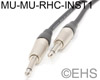 RapcoHorizon INST1 Unbalanced line cable 1/4" TS: Select-A-Length, EHS-Built