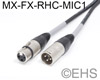 RapcoHorizon MIC1 Microphone Cable 2 Ft, EHS-Built